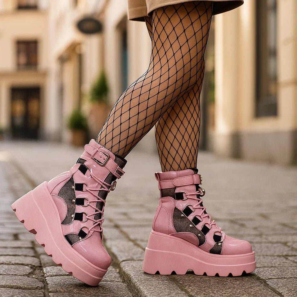 Młodzieżowe Buty na Platformie Tallados - vivano - warszawa