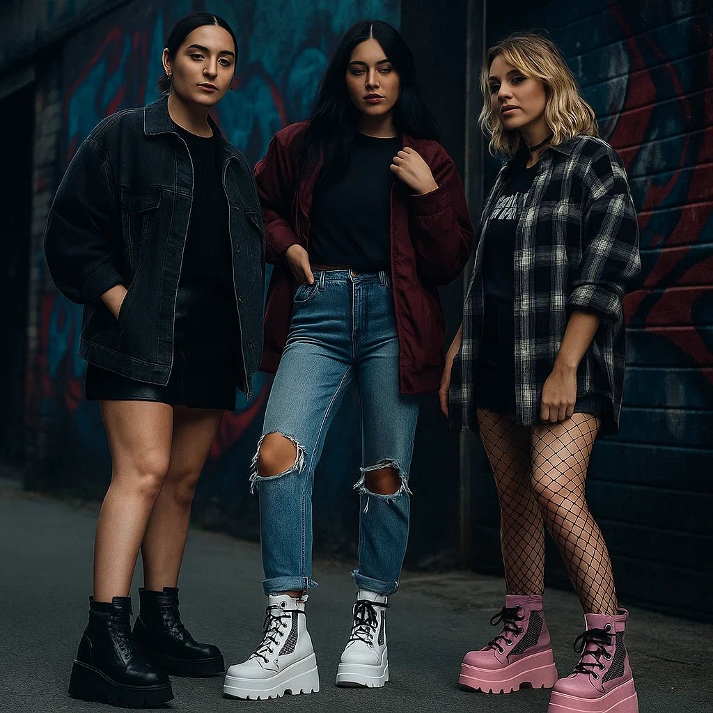 Młodzieżowe Buty na Platformie Tallados - vivano - warszawa