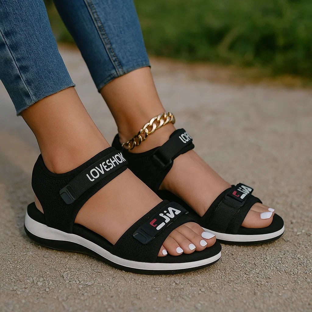 Modne sportowe sandały damskie z regulowanymi paskami - vivano - warszawa