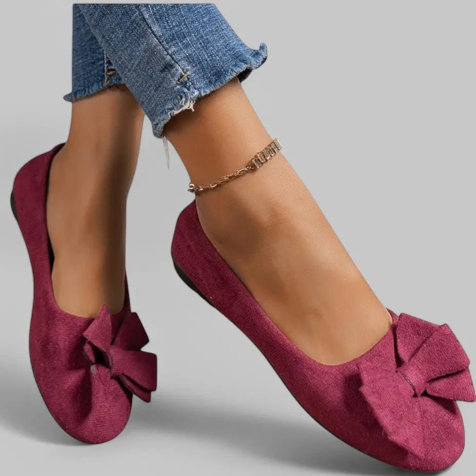 Mokasyny komfortowe damskie Klyber z kokardą - Eleganckie - Stylowe - vivano - warszawa