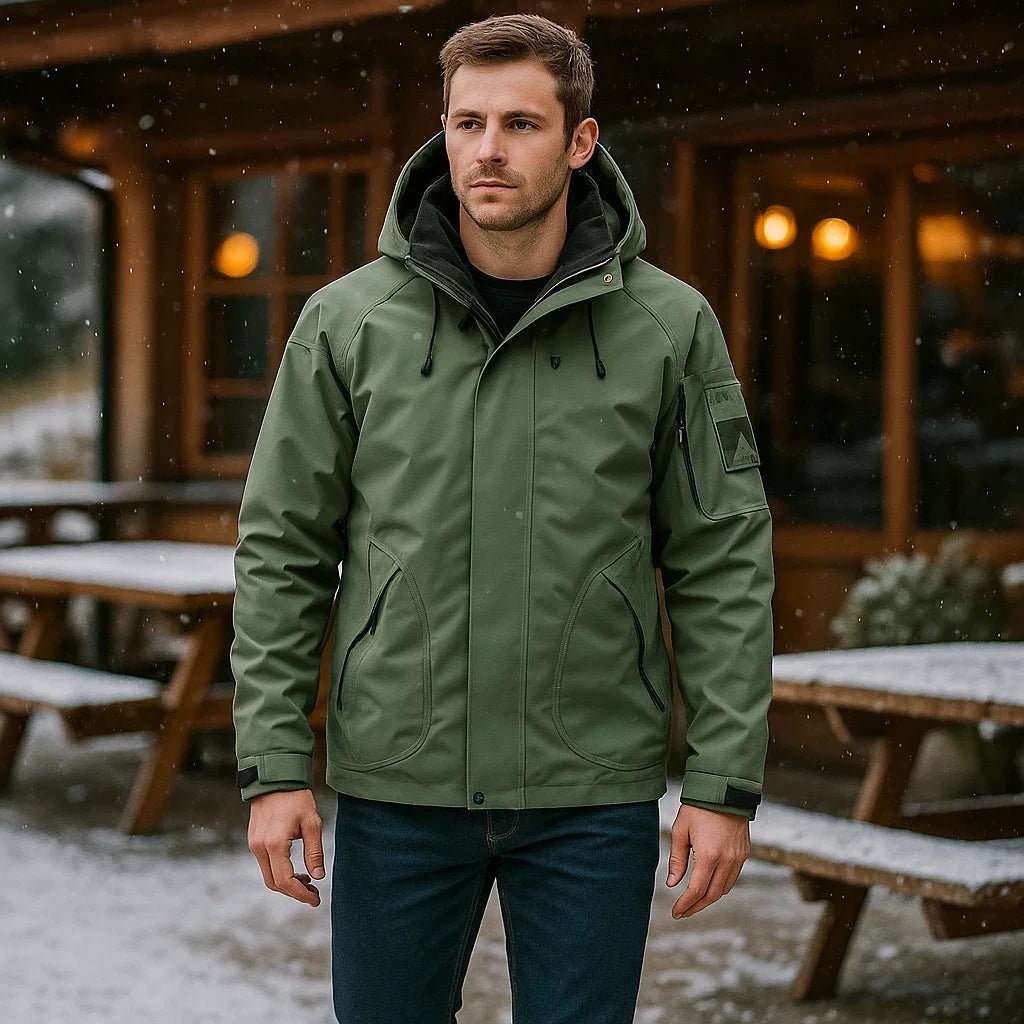 Nivor – Męska Kurtka Narciarska z Kapturem