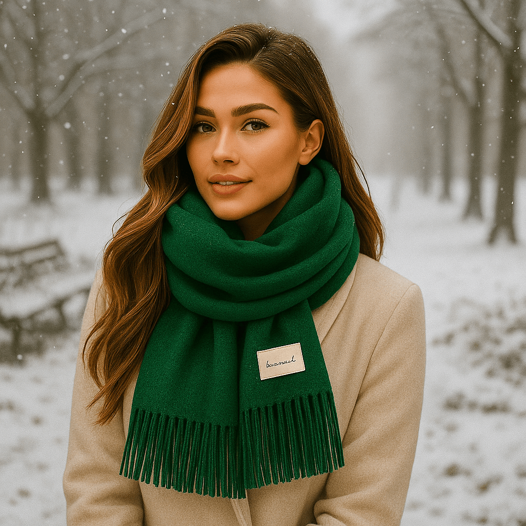 Oneka – Zimowy Szal z Ciepłego Kaszmiru