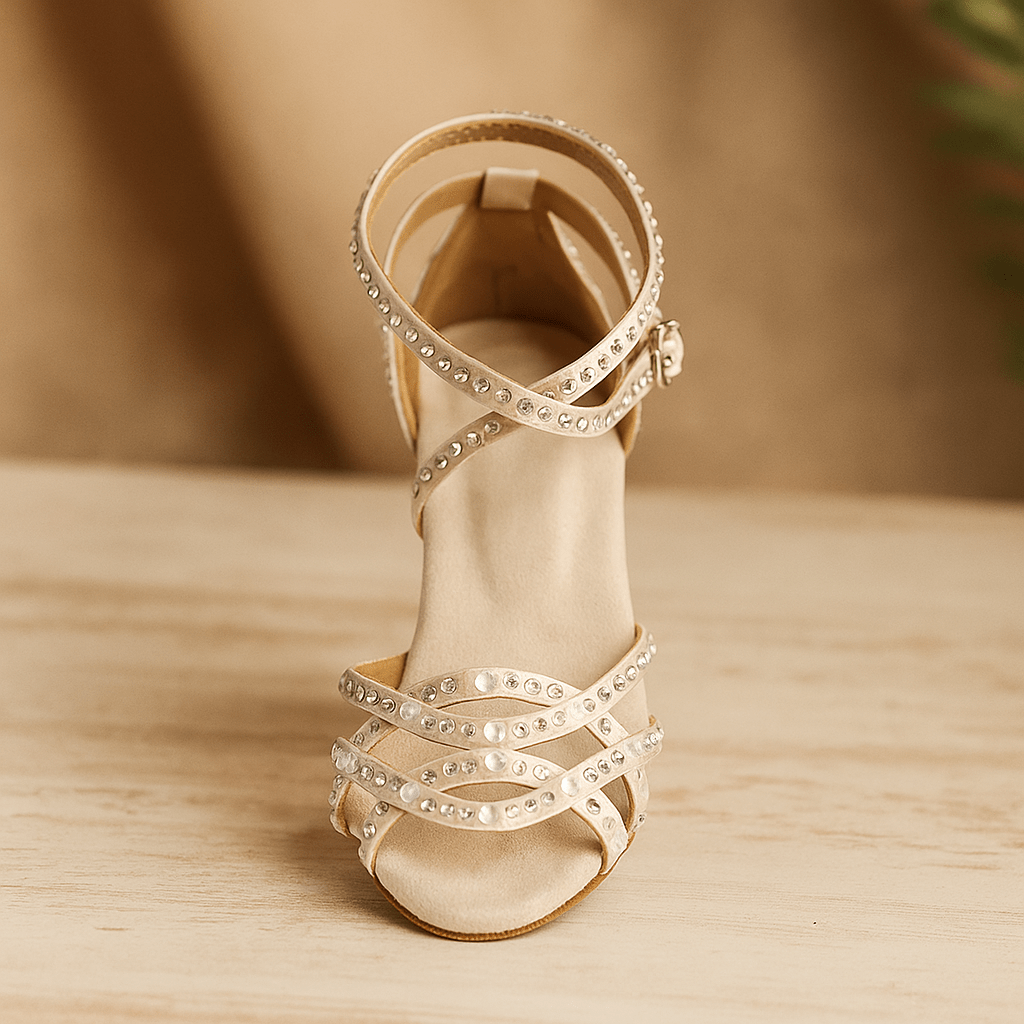 Personalizowane Satynowe Buty Taneczne na Obcasie - vivano - warszawa