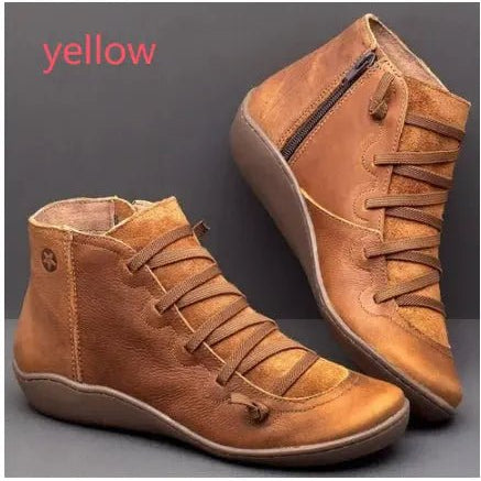 Płaskie botki damskie - Styl casualowy - Optymalny komfort - vivano - warszawa