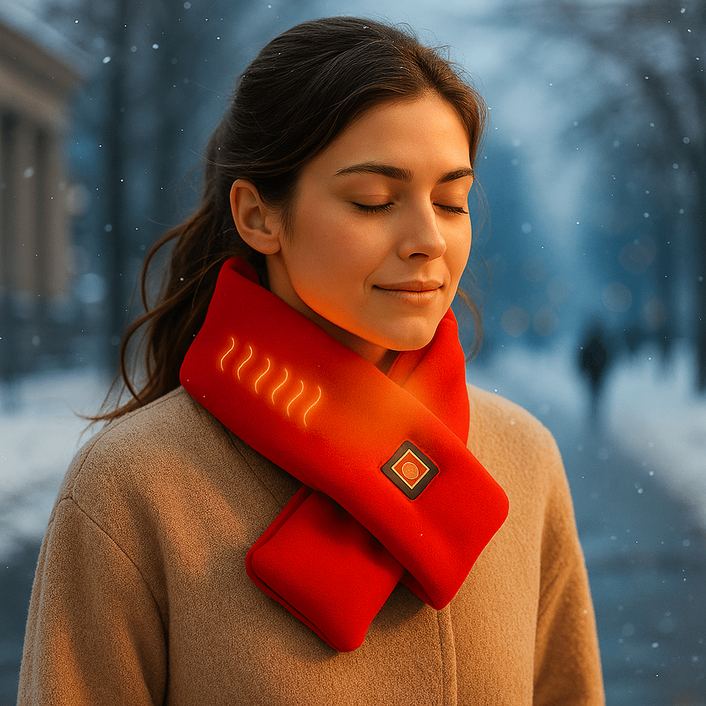 Podgrzewany Szalik Elektryczny Zima 3 Temperatury