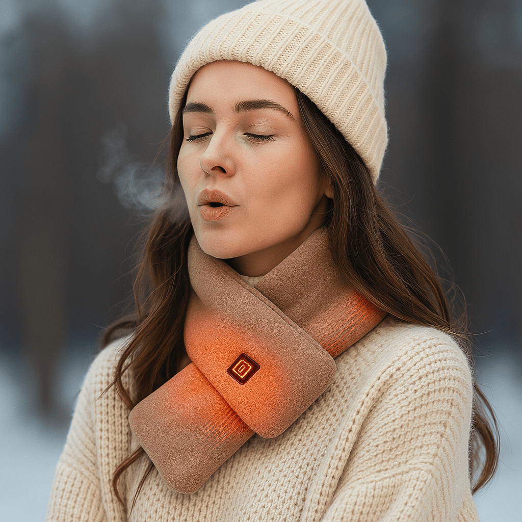 Podgrzewany Szalik Elektryczny Zima 3 Temperatury