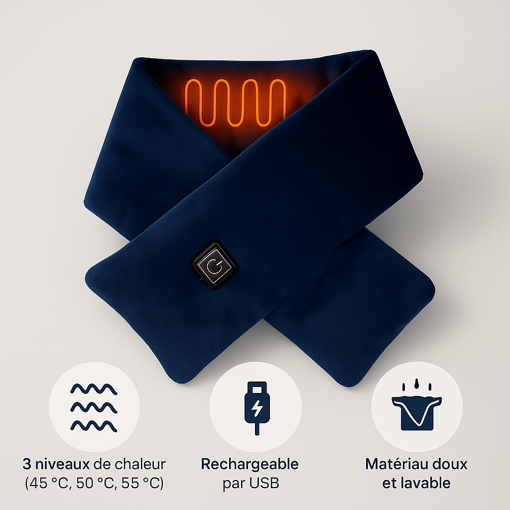 Podgrzewany Szalik Elektryczny Zima 3 Temperatury