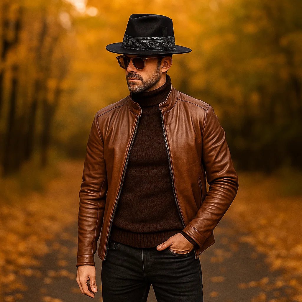 Ręcznie robiony kapelusz kowbojski BlackBat – odwaga i styl - vivano - warszawa