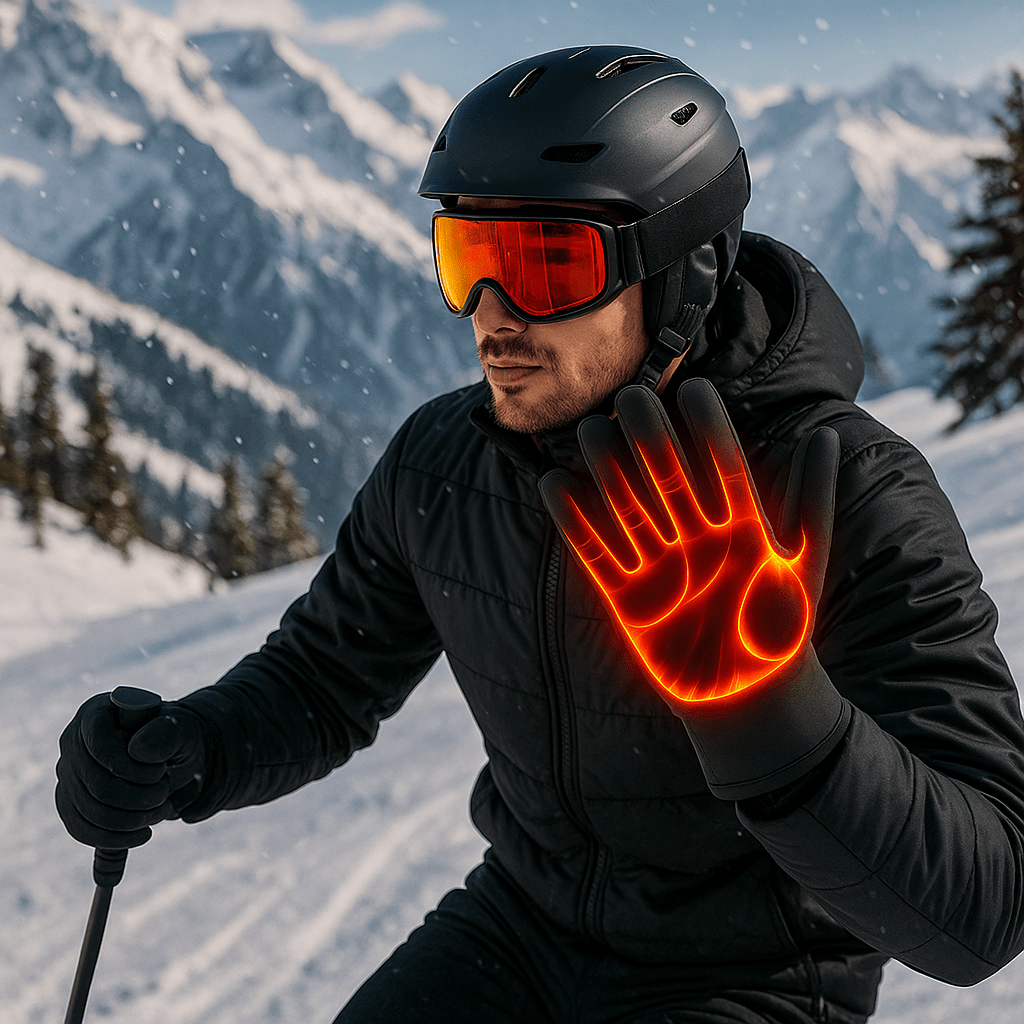 Rękawice Grzewcze Zimowe – Dotykowe i Wodoodporne