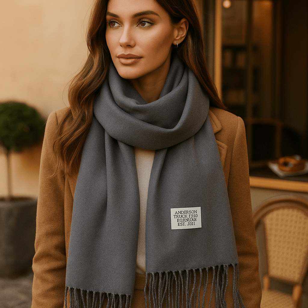 Rewersyjny Szal Pashmina Elena – Elegancki i Miękki