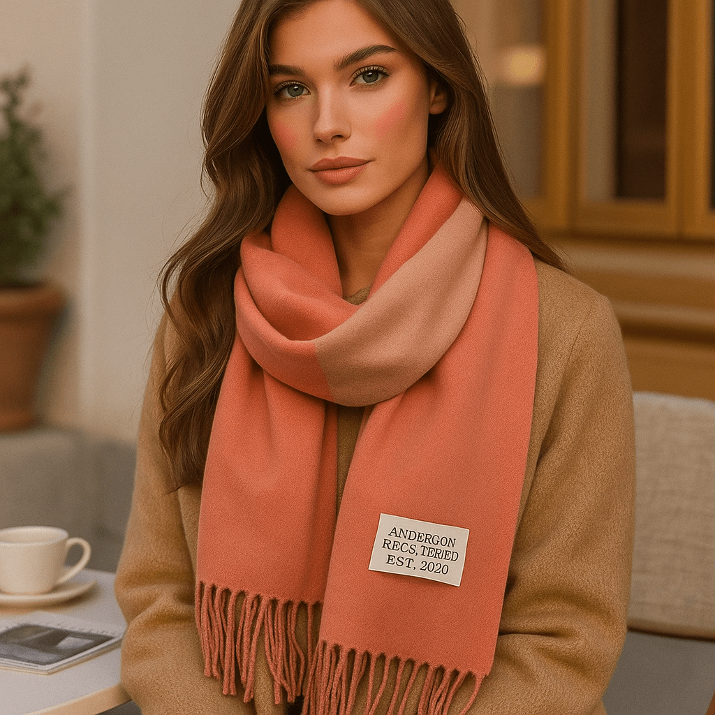 Rewersyjny Szal Pashmina Elena – Elegancki i Miękki