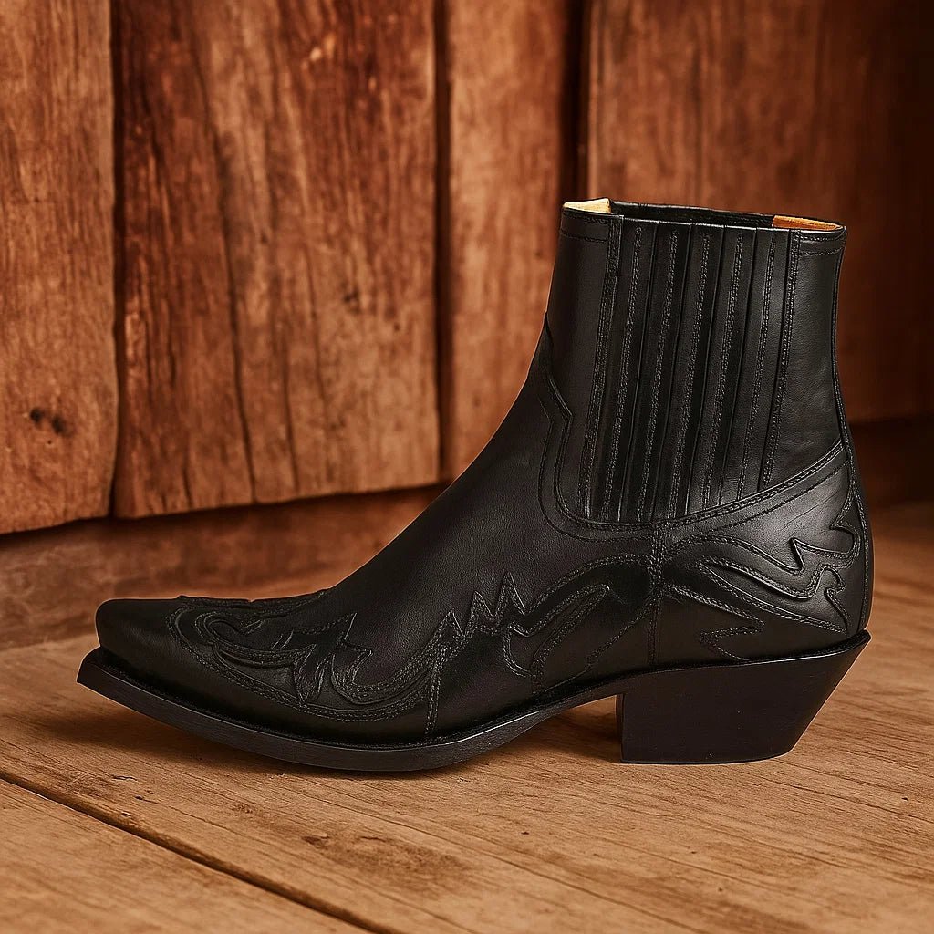 Roderick – Skórzane botki kowbojskie męskie - vivano - warszawa