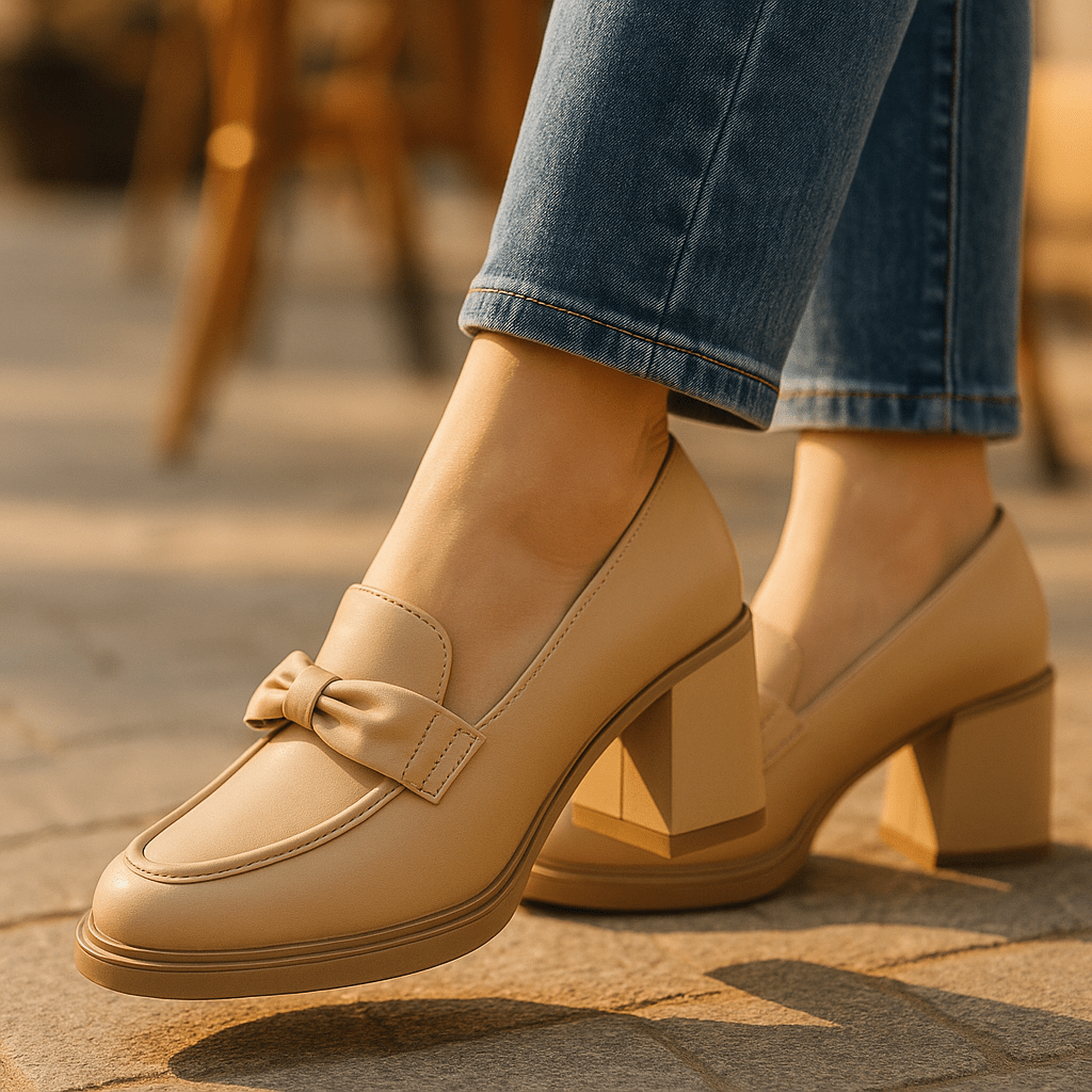 Seraphina – Eleganckie Buty Damskie na Kwadratowym Obcasie - vivano - warszawa