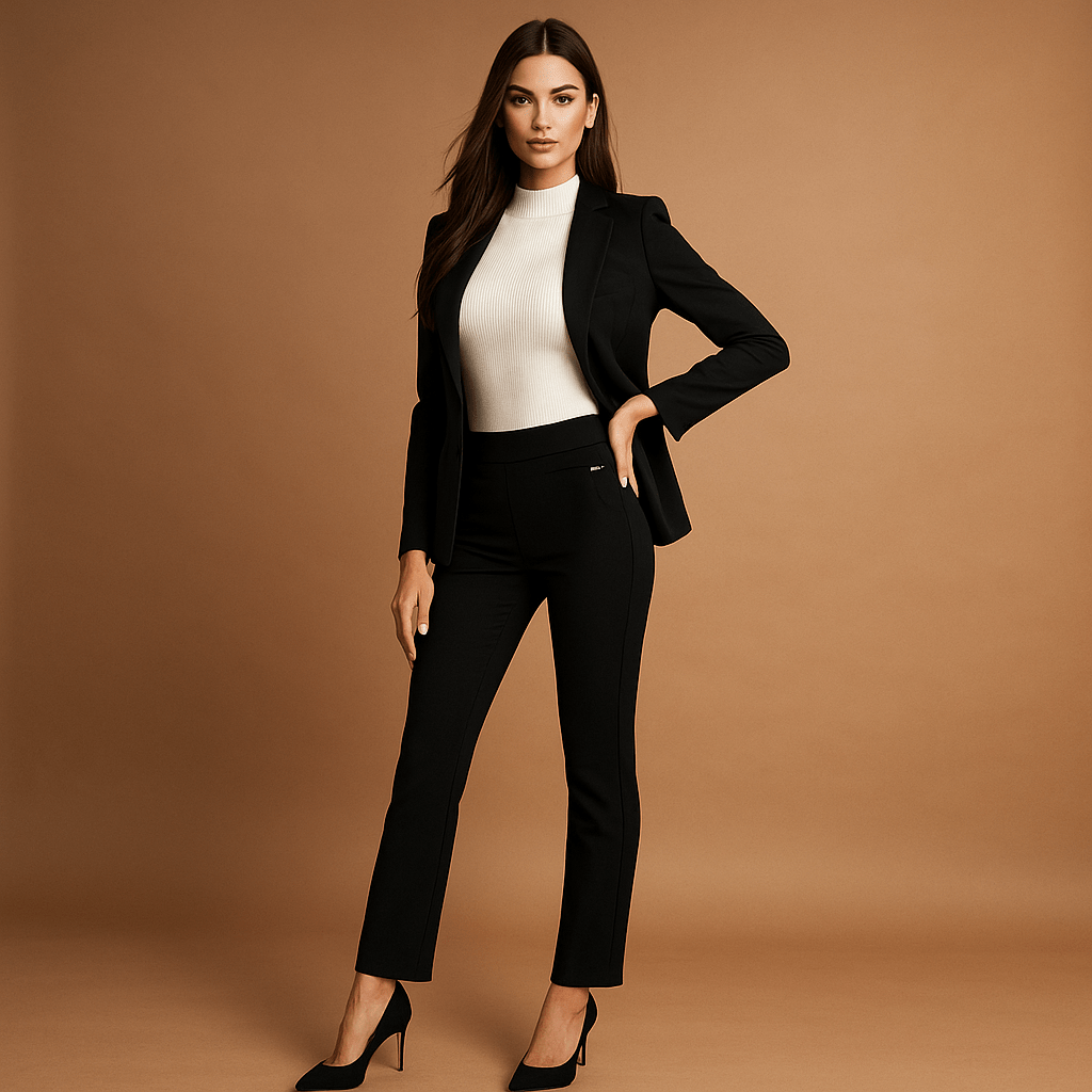 Spodnie Stretch - Komfort - Elegancja - Elastyczność - Styl - vivano - warszawa