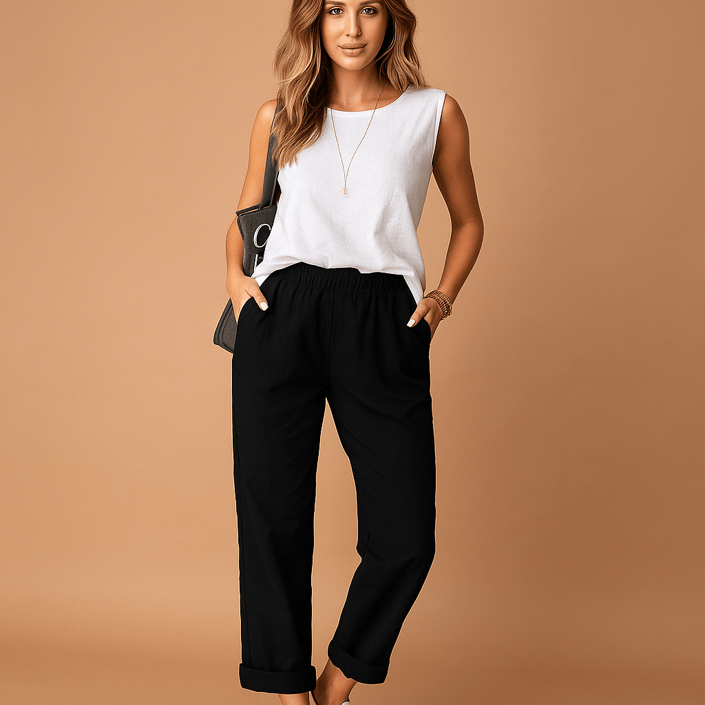 Spodnie z elastanem - Wygodne - Stylowe - Komfortowe - vivano - warszawa