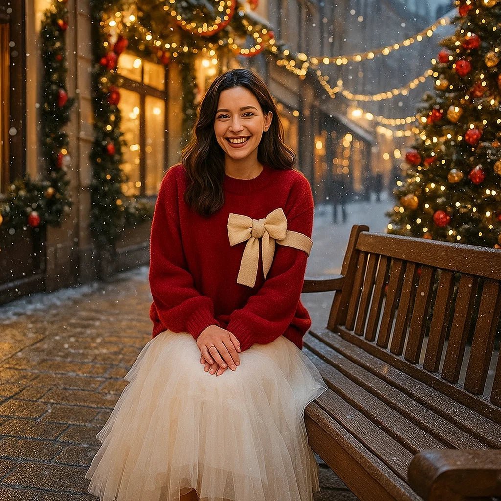 Stacy – Świąteczny Gruby Sweter