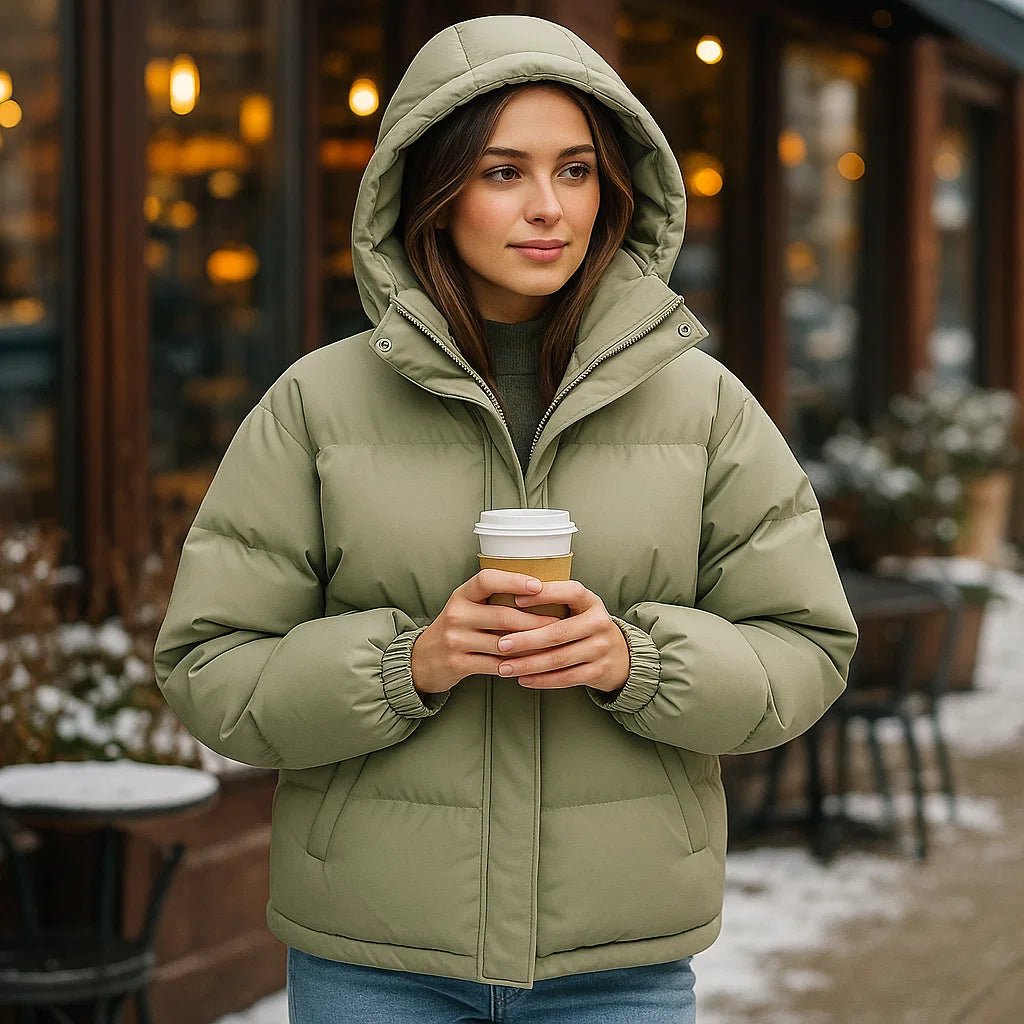 Stilla - Ciepła Kurtka z Kapturem - Klasyczny Design - Komfort i Styl - vivano - warszawa