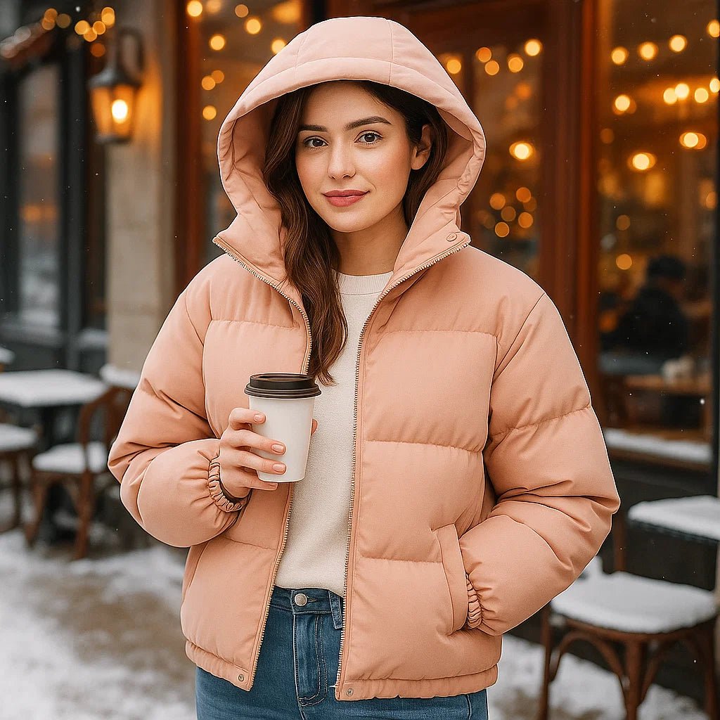 Stilla - Ciepła Kurtka z Kapturem - Klasyczny Design - Komfort i Styl - vivano - warszawa