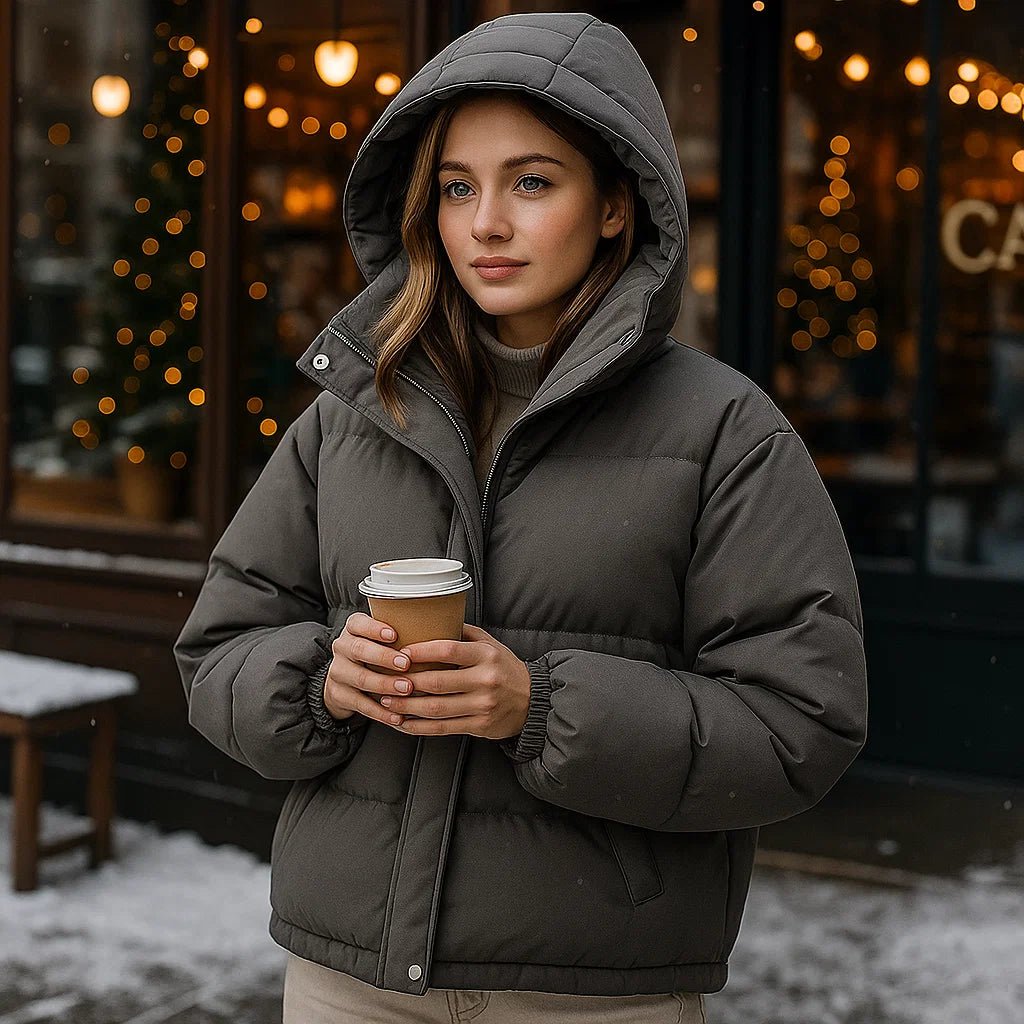 Stilla - Ciepła Kurtka z Kapturem - Klasyczny Design - Komfort i Styl - vivano - warszawa