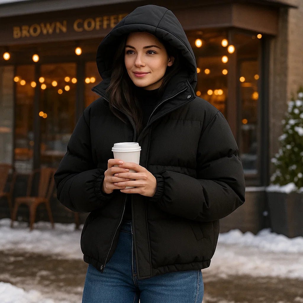 Stilla - Ciepła Kurtka z Kapturem - Klasyczny Design - Komfort i Styl - vivano - warszawa