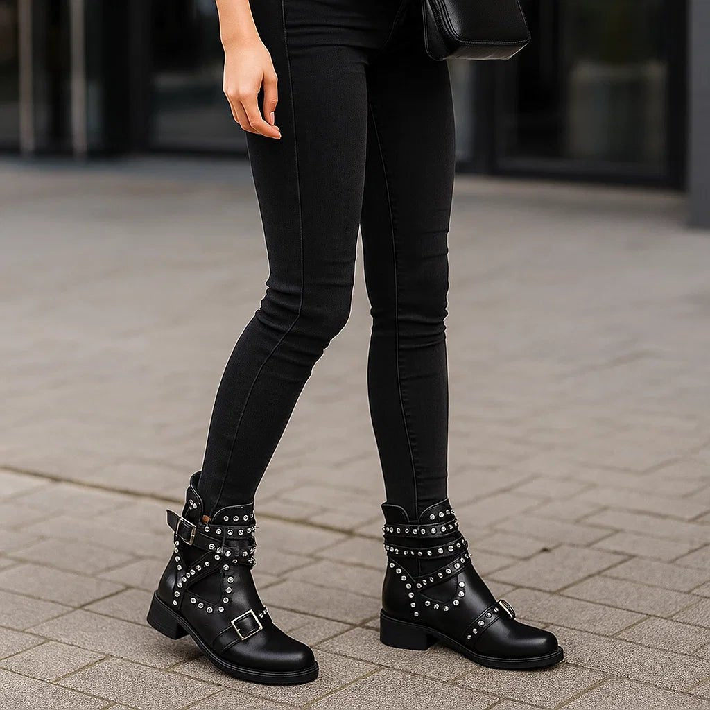 Stilla – Damskie Botki Biker - vivano - warszawa