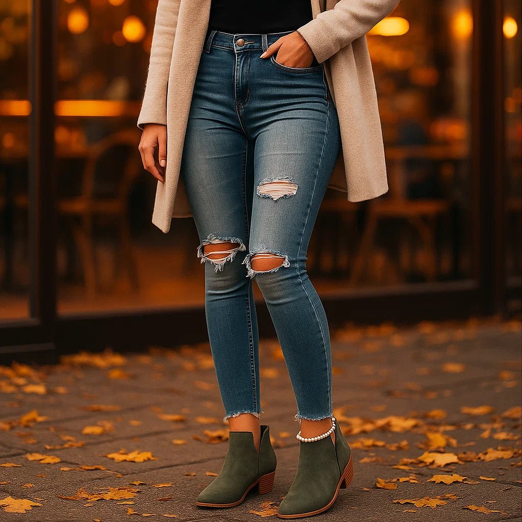 Stilla – Damskie Botki na Obcasie - vivano - warszawa