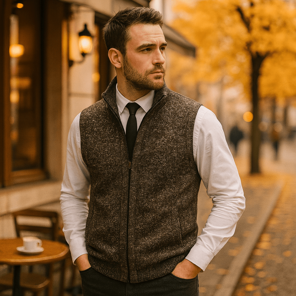 Stilla – Elegancka Dziana Kamizelka dla Mężczyzn - vivano - warszawa