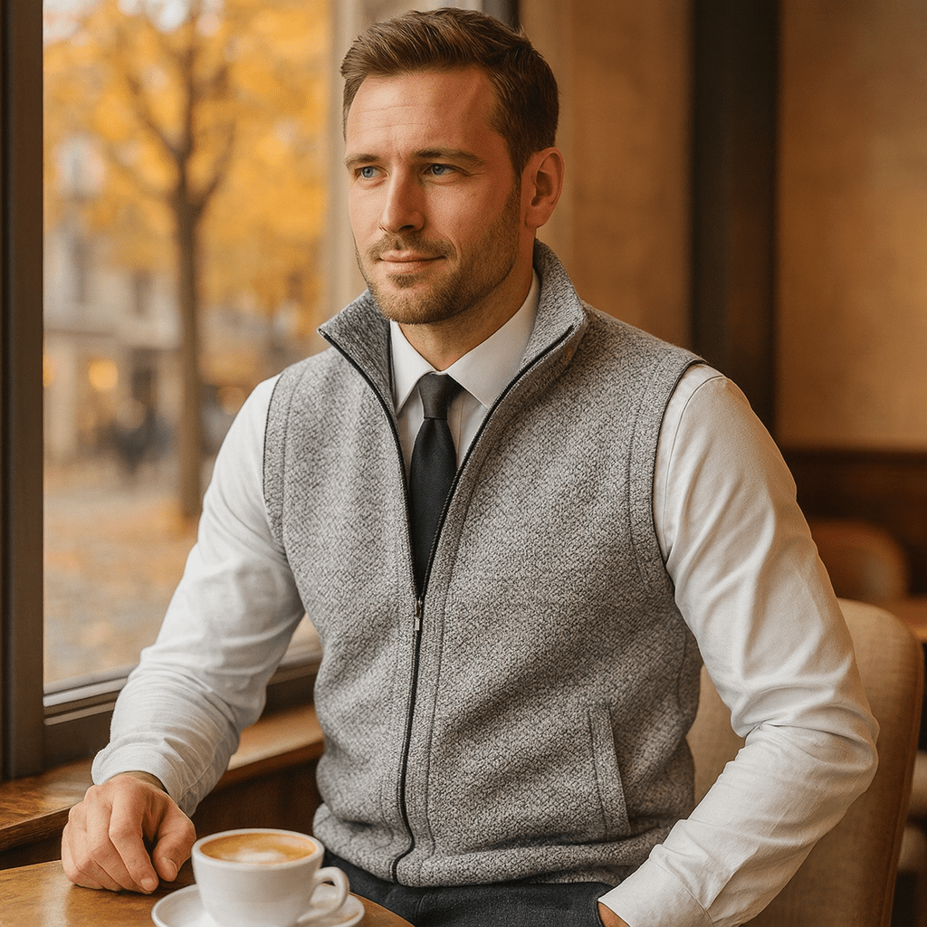 Stilla – Elegancka Dziana Kamizelka dla Mężczyzn - vivano - warszawa