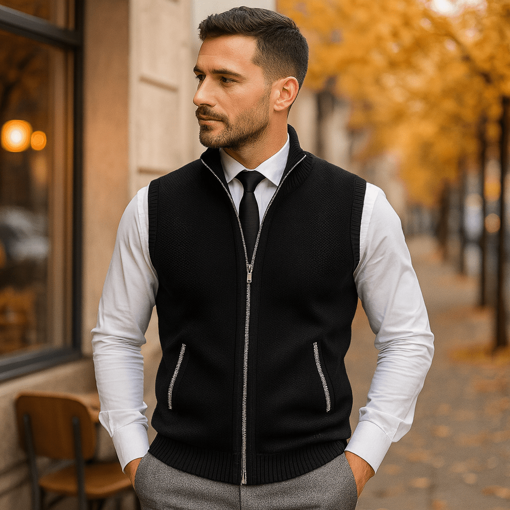 Stilla – Elegancka Dziana Kamizelka dla Mężczyzn - vivano - warszawa