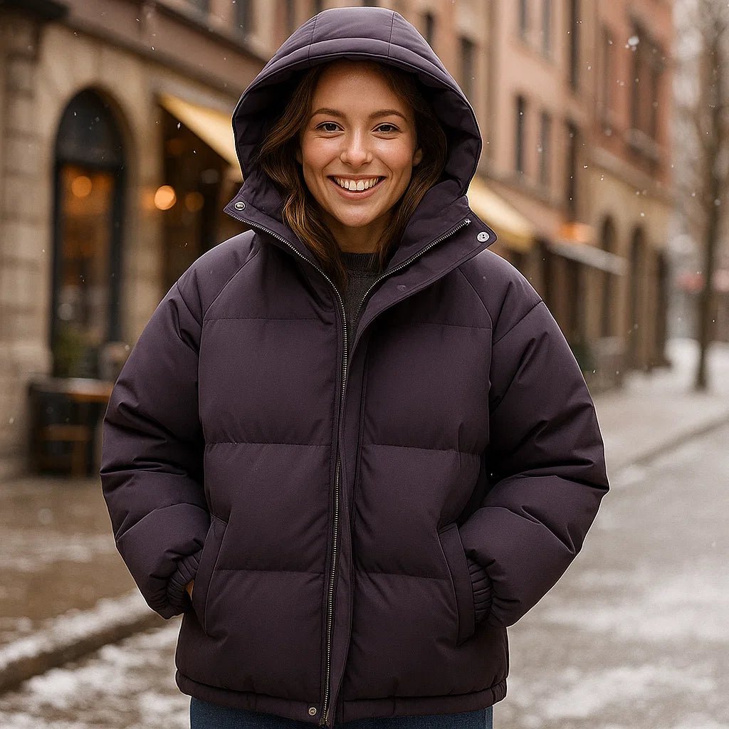 Vivano Klasyczna Kurtka Zimowa z Kapturem
