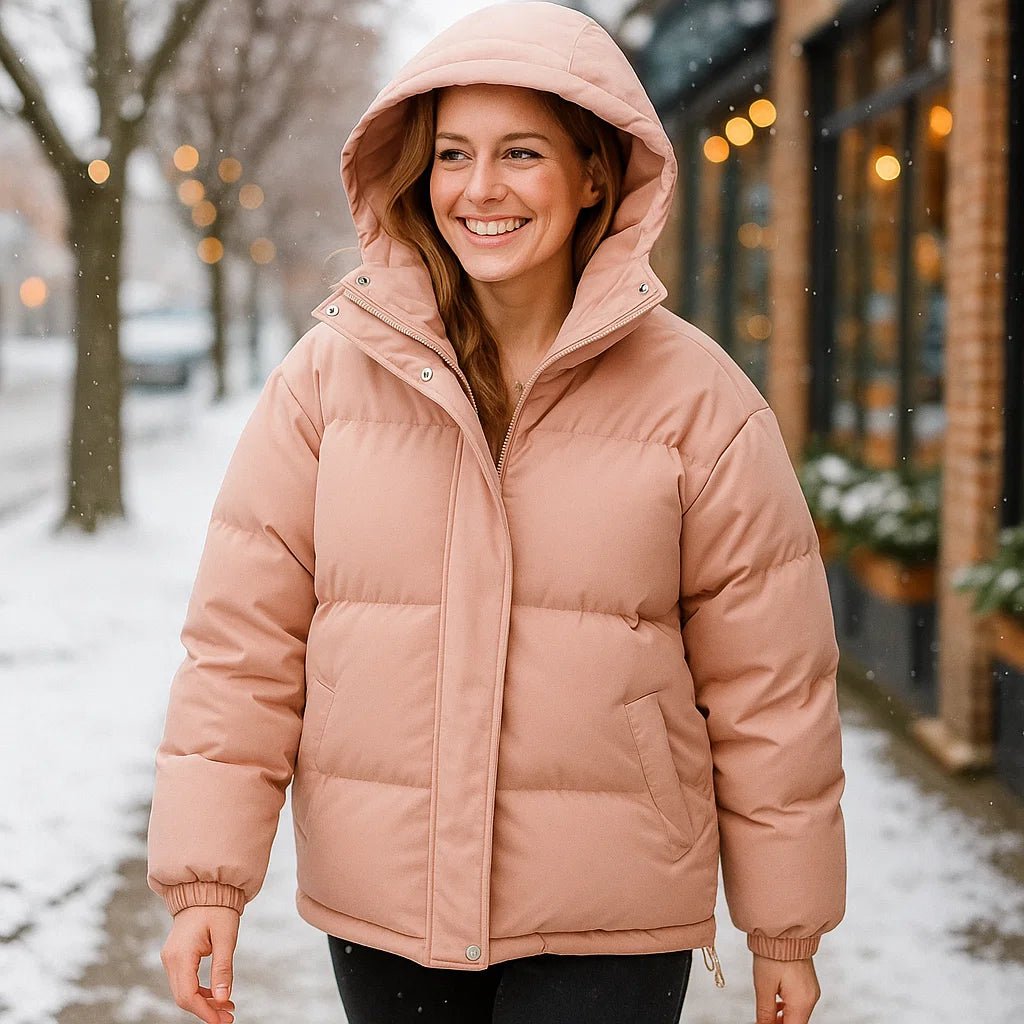 Vivano Klasyczna Kurtka Zimowa z Kapturem