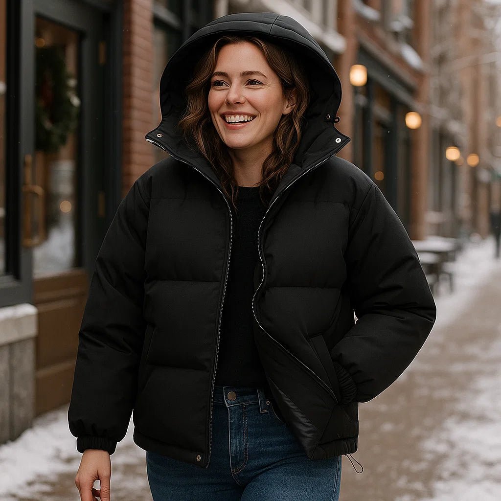 Vivano Klasyczna Kurtka Zimowa z Kapturem