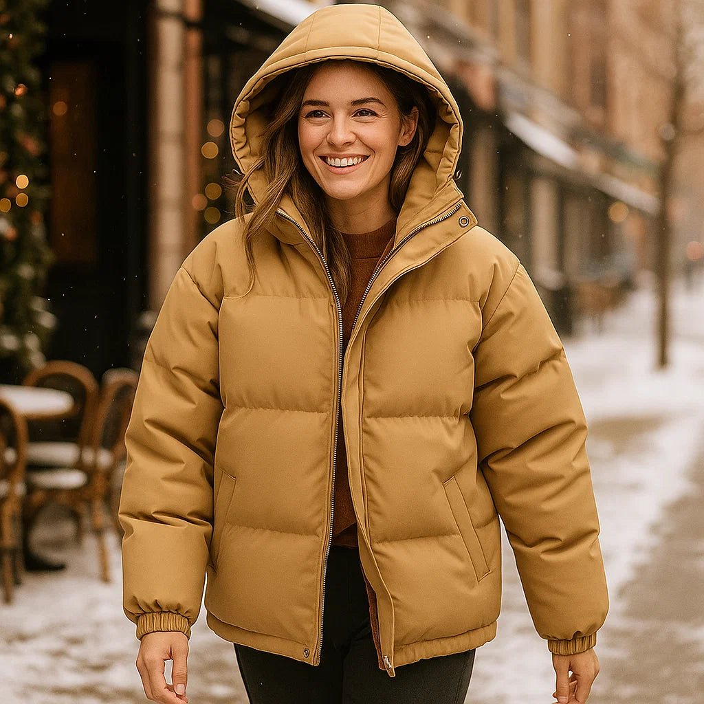 Vivano Klasyczna Kurtka Zimowa z Kapturem