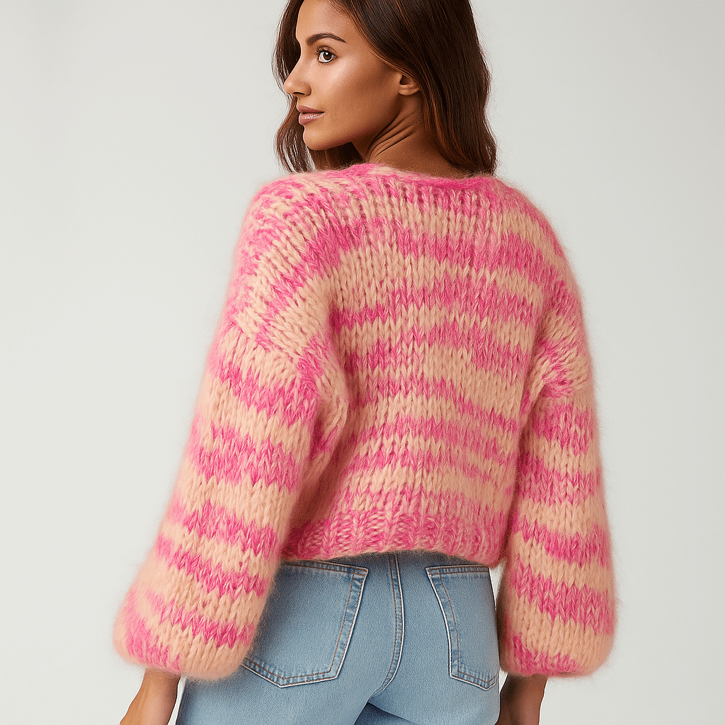 Stilla - Wielokolorowy Kardigan - Miękki Komfort - Stylowy Przytulny Design - vivano - warszawa