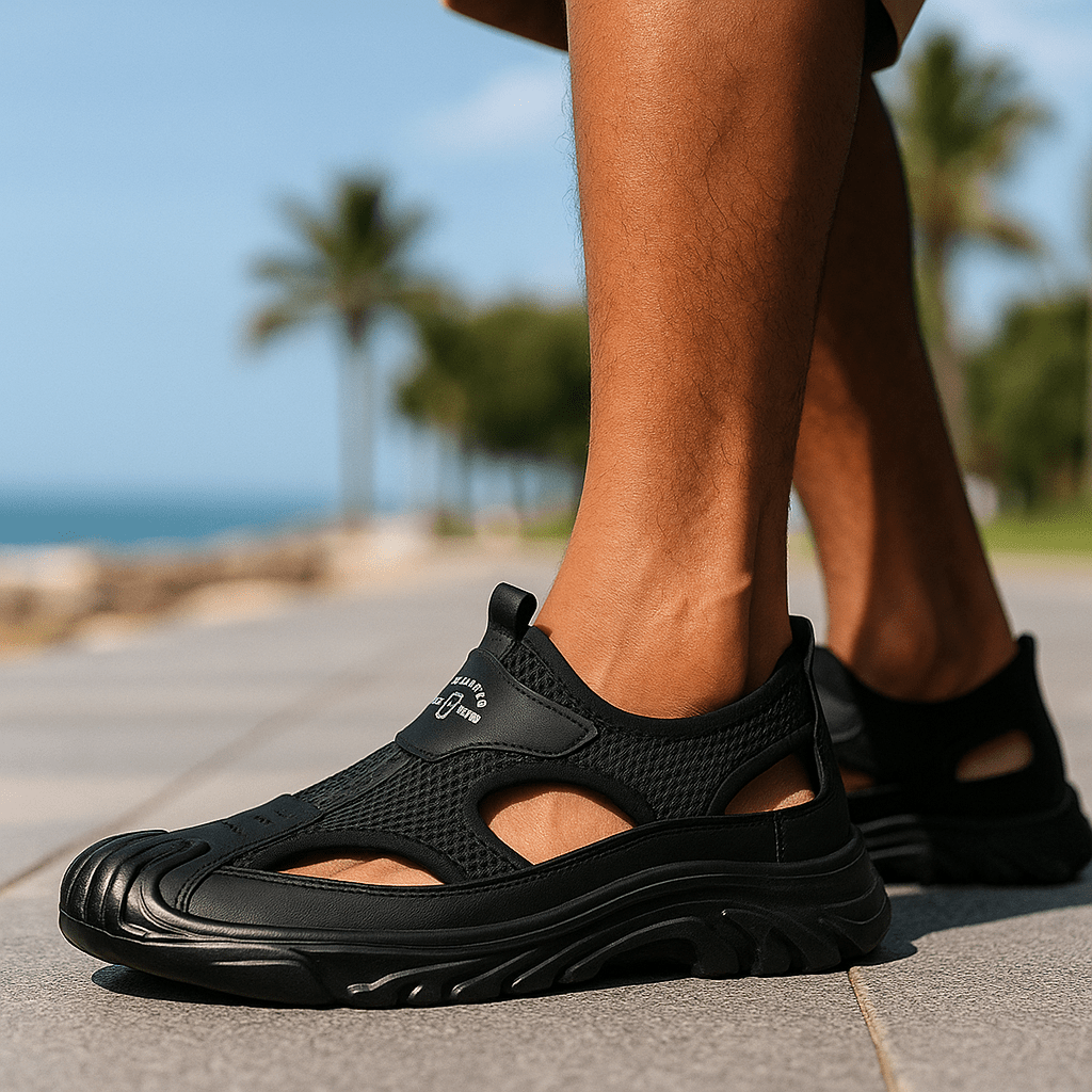 Stylowe męskie sandały Walther – oddychające i lekkie - vivano - warszawa