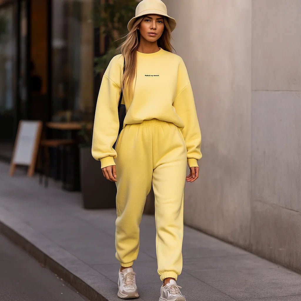 Stylowy Damski Dres Jade - Komplet Bluza - Spodnie - Sport