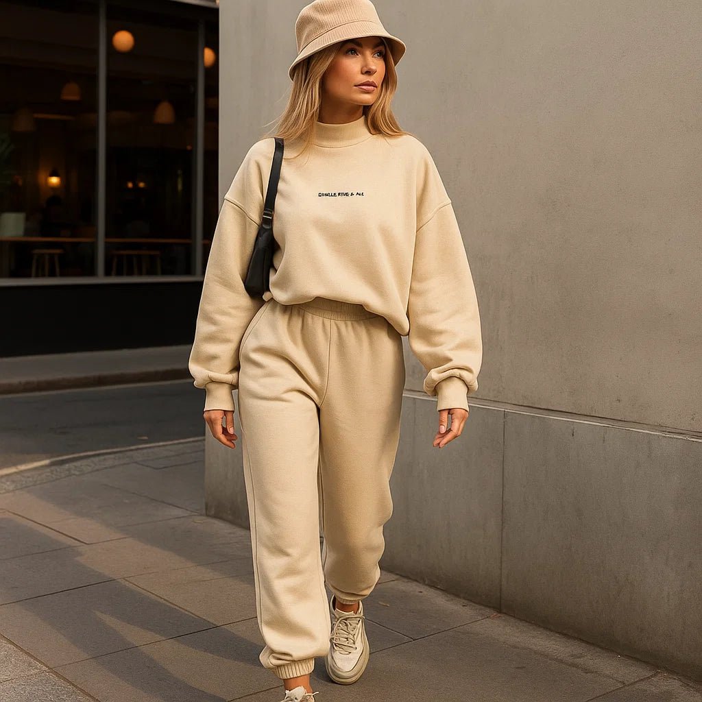 Stylowy Damski Dres Jade - Komplet Bluza - Spodnie - Sport