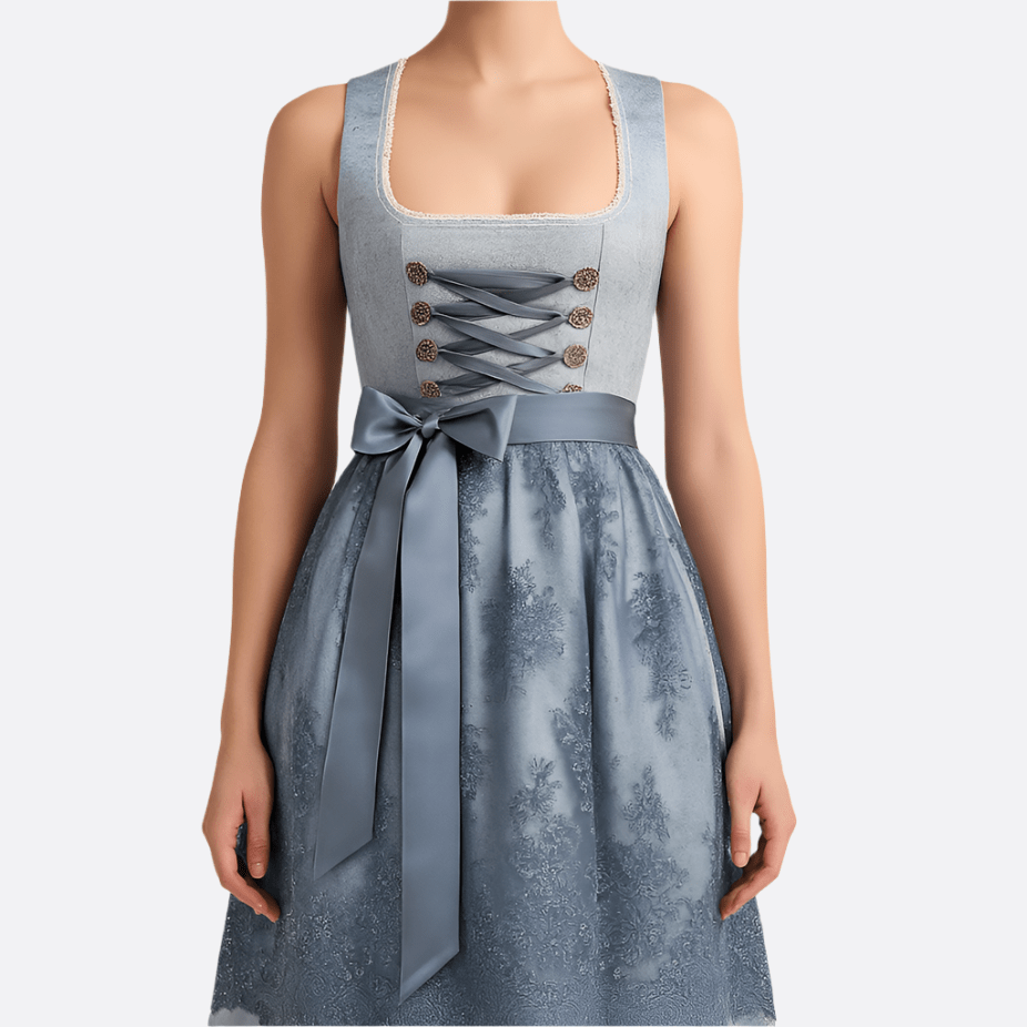 Sukienka Dirndl dla kobiet - Miękki materiał - Tradycyjny strój Oktoberfest - vivano - warszawa