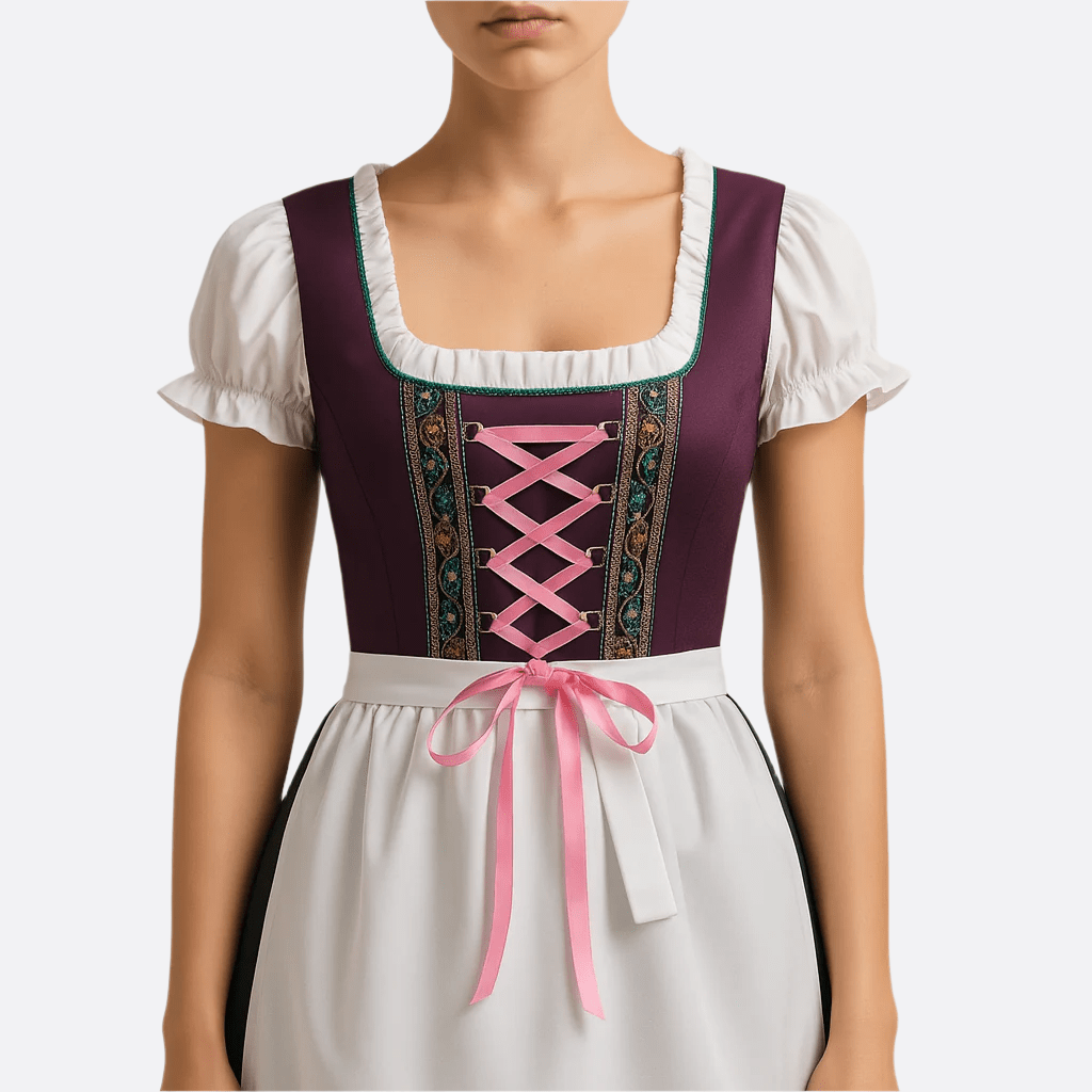 Sukienka Dirndl dla kobiet - Oddychający materiał - Tradycyjny styl Oktoberfest - vivano - warszawa