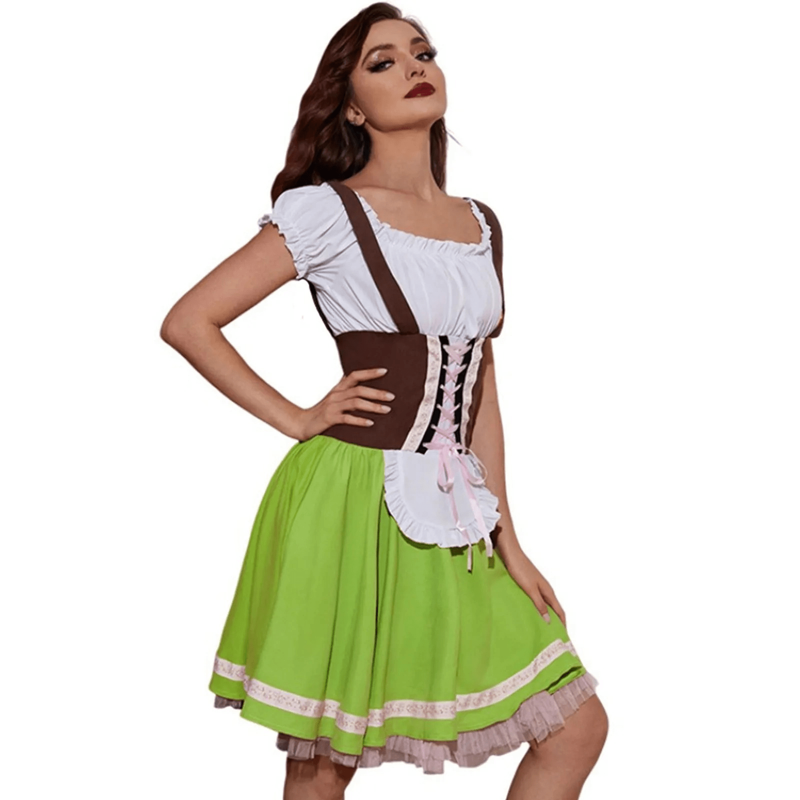 Sukienka Dirndl dla kobiet - Wysokiej jakości materiały - Klasyczna moda Oktoberfest - vivano - warszawa