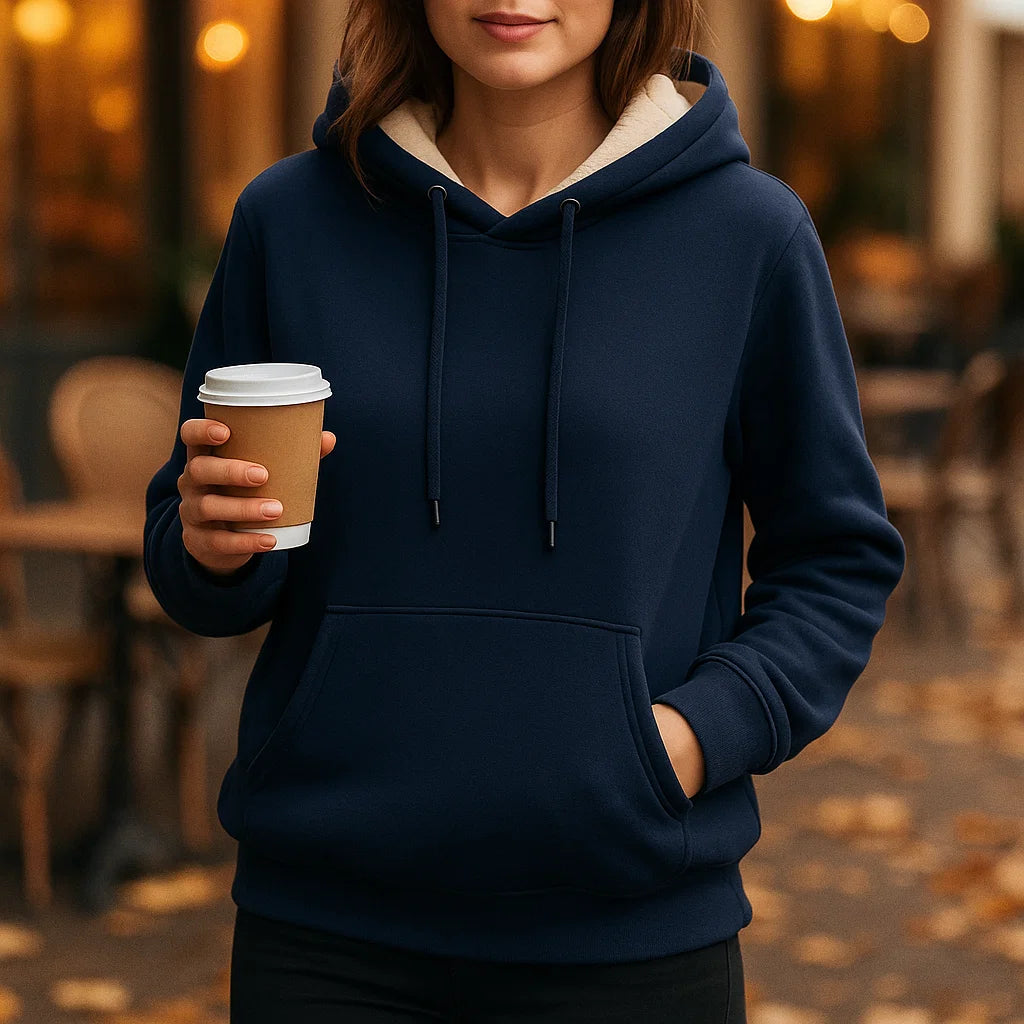 Calliope – Ciepły Polarowy Hoodie z Kapturem