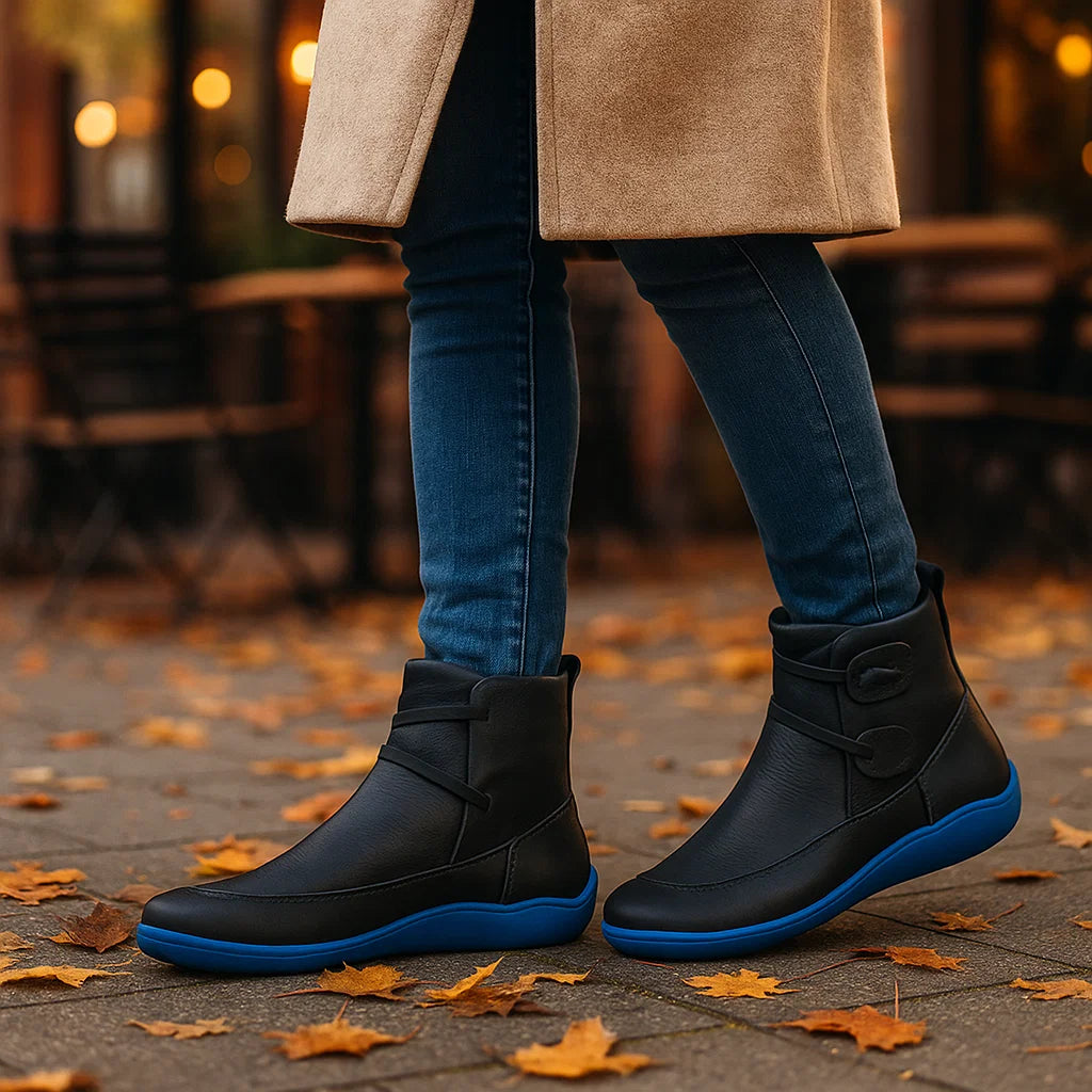 Vivano – Ortopedyczne Skórzane Botki Dla Kobiet