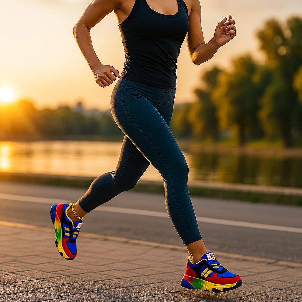 Tęczowe buty ortopedyczne damskie - vivano - warszawa