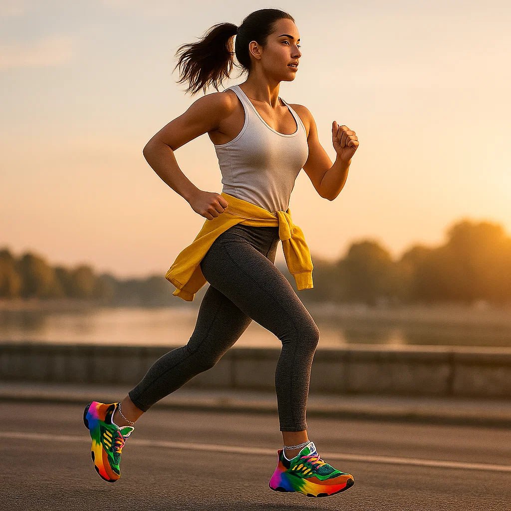 Tęczowe buty ortopedyczne damskie - vivano - warszawa