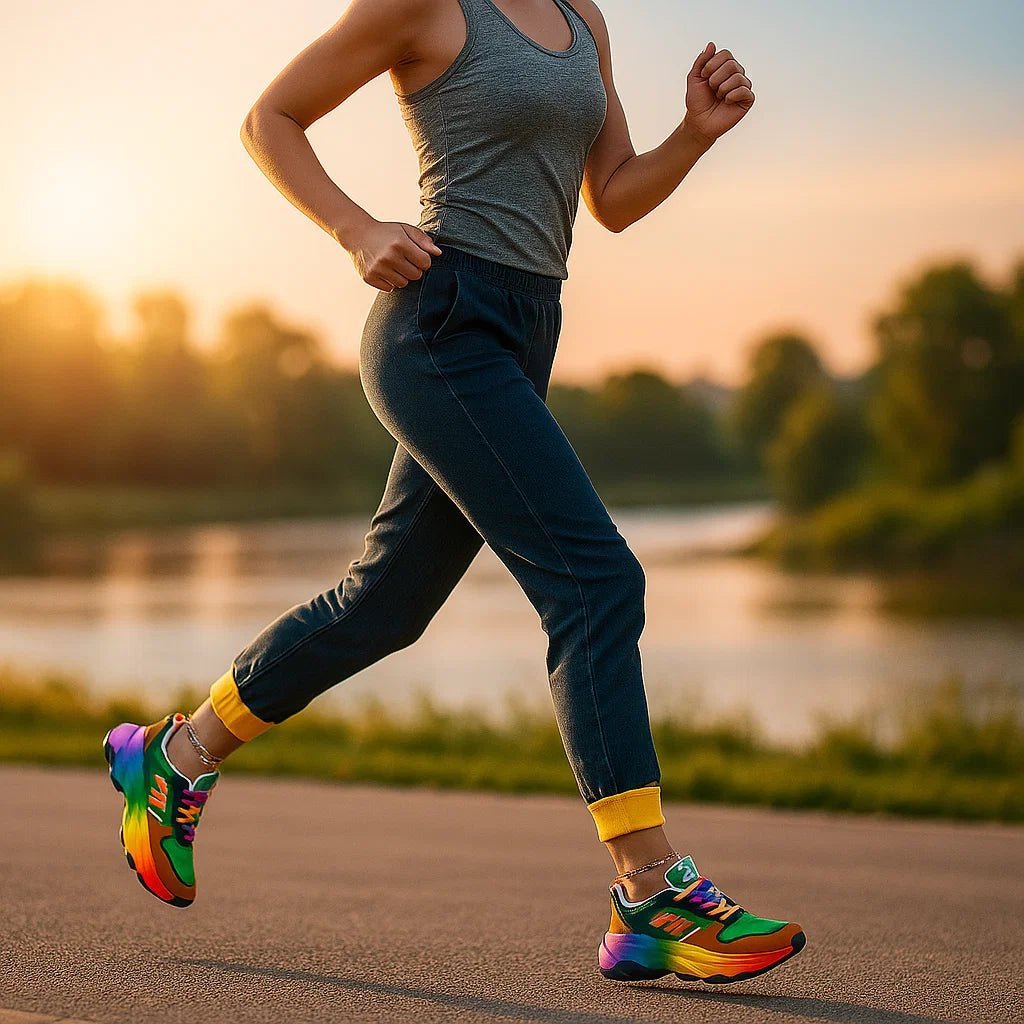 Tęczowe buty ortopedyczne damskie - vivano - warszawa