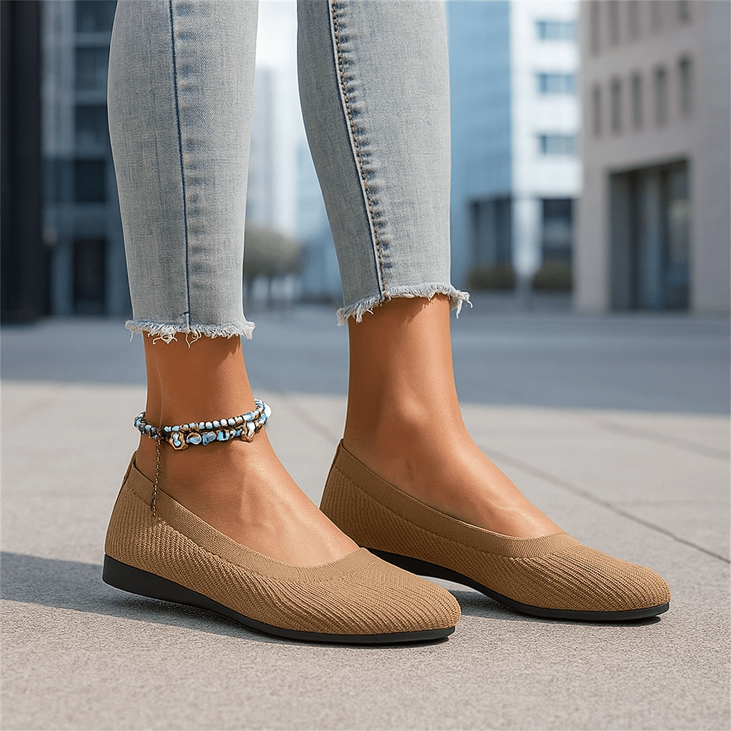 Tess - Komfortowe Ortopedyczne Baleriny - Damskie - vivano - warszawa