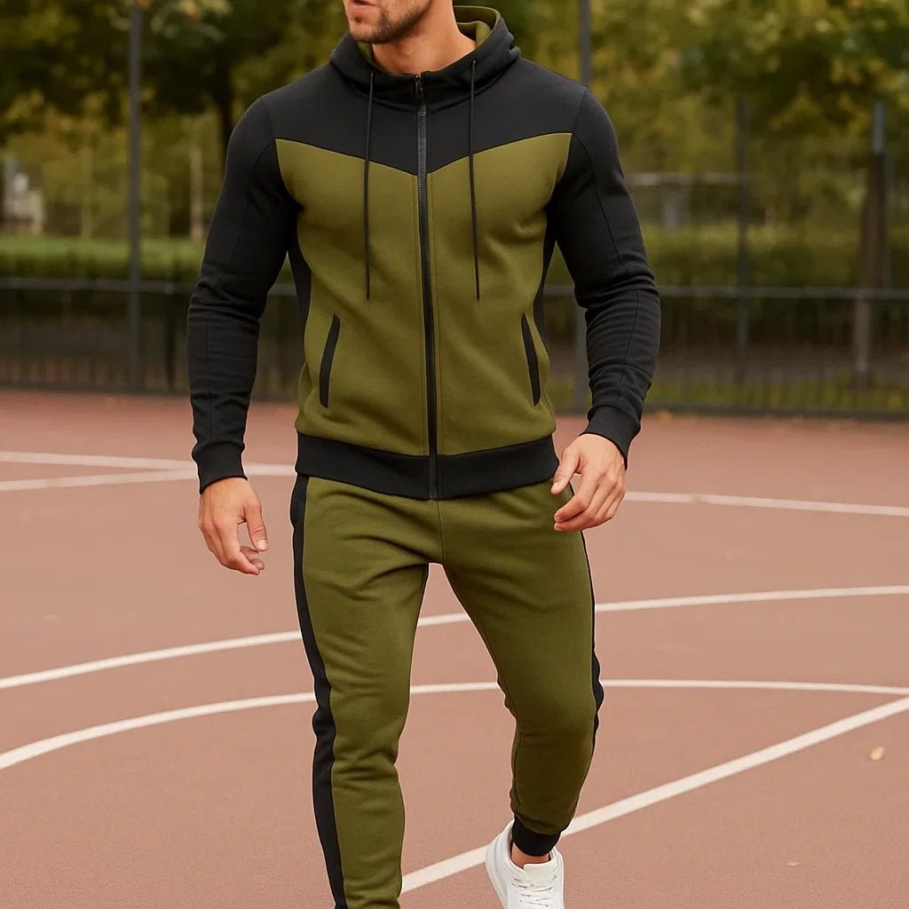 Trendy Męski Dres ProMotion - Sportowy Komplet - Bluza Spodnie