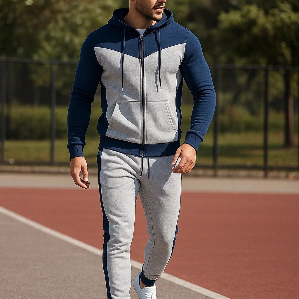 Trendy Męski Dres ProMotion - Sportowy Komplet - Bluza Spodnie