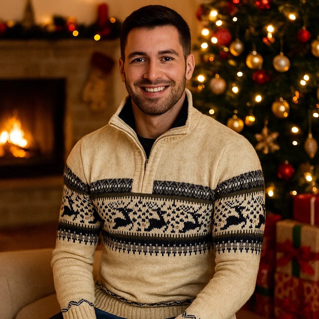 Turan – Stylowy Sweter Świąteczny