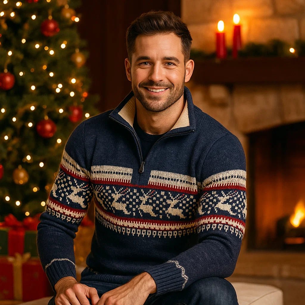 Turan – Stylowy Sweter Świąteczny